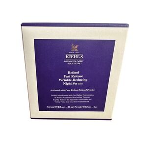 NEW Kiehl's‎ Serum+Powder Retinol Fast Release Wrinkle Reducing Night